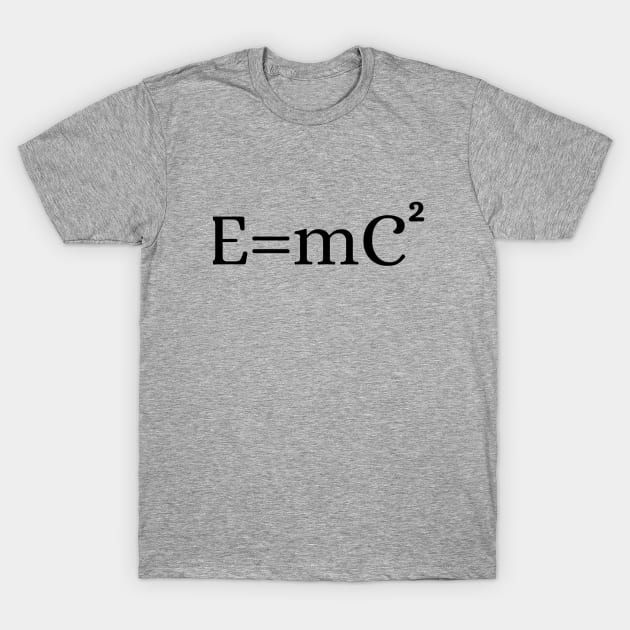 Einstein E=mC2 T-Shirt by ElevateElegance